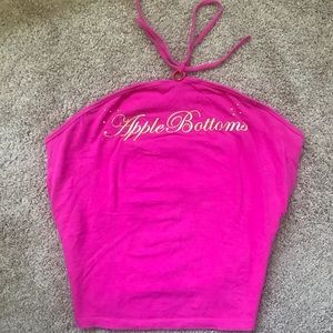 Y2K Apple Bottoms Halter Top
